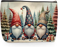 Christmas Gnome Makeup Bag, Large Capacity Travel Makeup Case Cosmetic Bags for Women, Portable Pouch Purse Travel Essentials Toiletries Accessories, Christmas Birthday Gifts for Women