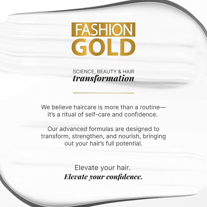 FASHION GOLD, Keratin Hair Treatment, 6 USES per Bottle, Keratina para Alisar el Pelo, Alisado Brasileño Keratina Permanente, Alisados Organicos SIN FORMOL, Nanoplastia, 300 grs