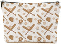 Cute Baseball Mom Makeup Bag - Baseball Coach Travel Accessories - Mothers Day, Christmas, Birthday & Retirement Gift Ideas