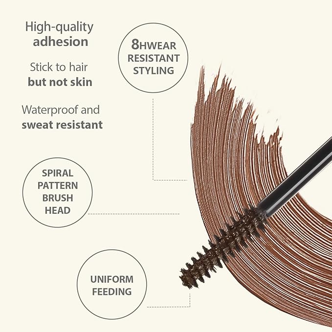 Eye Brow Pencils for Women Brown for Eyebrow Makeup Microblading Faux Brow Pencil With Hair Like Strokes Waterproof Total Temptation Brow Definer Lapiz De Cejas A Prueba De Agua (brown)