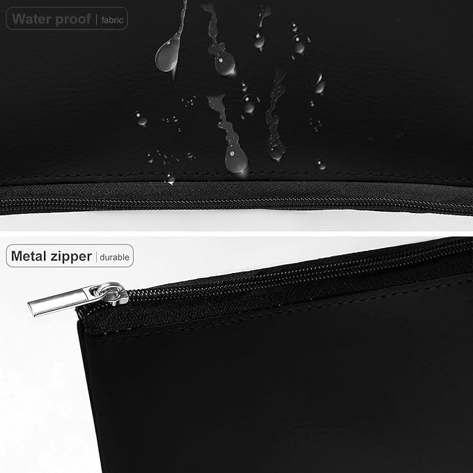 Women's Makeup Case, Large Zipper Cosmetic Case, Toiletry Bag, Travel Cosmetic Toiletry Bag Black