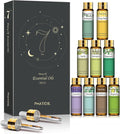 PHATOIL 9PCS Premium Quality Essential Oils Set for Soap Making Diffusers, 10ml/0.33fl. oz Fragrance Oils, Long Lasting Scents, Ideal Gift Set for Friends and Families