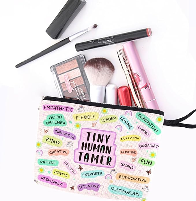 Hanamiya Na Teacher Gifts Makeup Bag Teacher Appreciation Gifts Teachers Birthday Gift for Women Female Her Educator Colleague Thank You Cosmetic Bag Graduation Gift