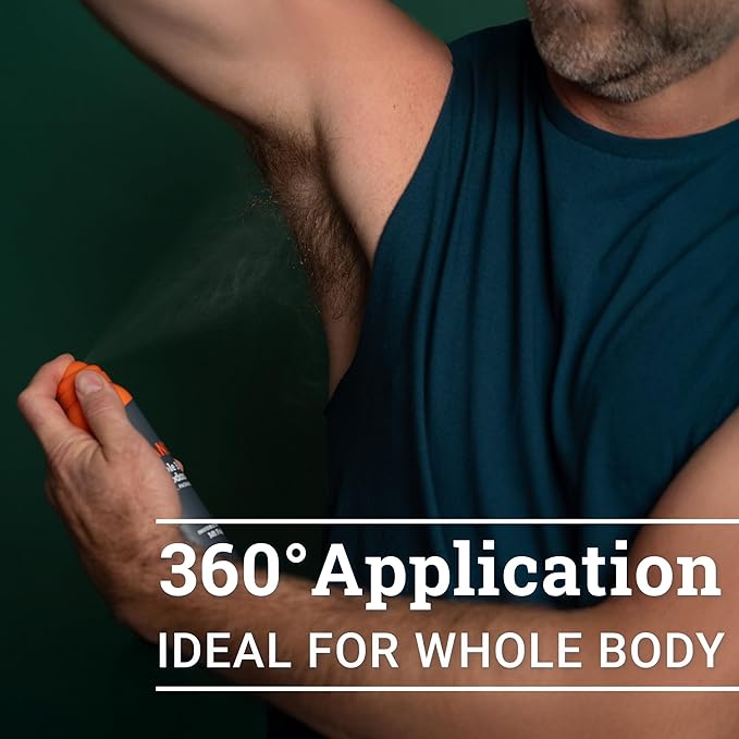 Mando Whole Body Deodorant For Men - Invisible Spray Deodorant - 72 Hour Odor Control - Low Irritation Formula - Aluminum Free, Benzene Free - 3.6 ounce Cans (Pack of 2) - Bourbon Leather