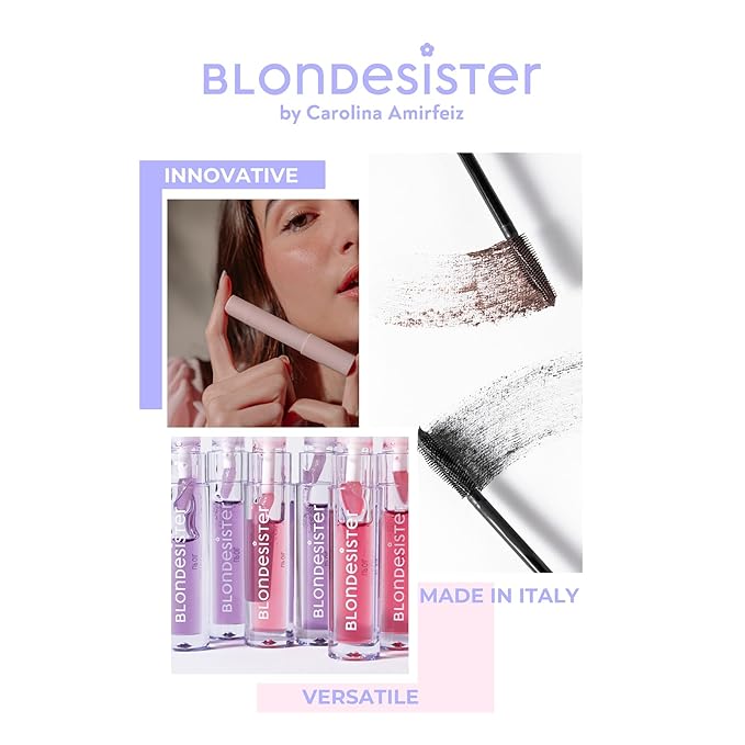 2-in-1 Sweet Gloss Tinted Lip Oil - Lip Oil for Women - Hydrating, Non-Sticky Formula with Light Color - 02 Pink Chocolate - 0.084 oz