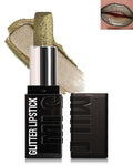 Diamond Glitter Matte Lipstick,Long Lasting Waterproof Green Glod Metallic Sparkling High Pigment Non-Stick Lip Tint Lip Gloss,Full-coverage Lipgloss, Christmas Lip Makeup Gift for Women Girl-06