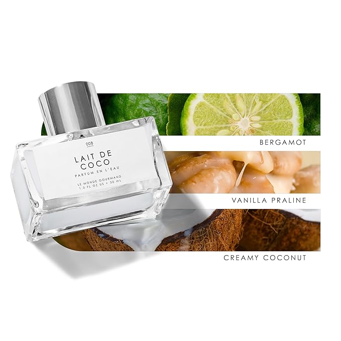 Le Monde Gourmand Le Jumbo Lait de Coco Eau de Parfum - 2.5 fl oz (75 ml) - Coconut, Vanilla, Bergamot Perfume Notes
