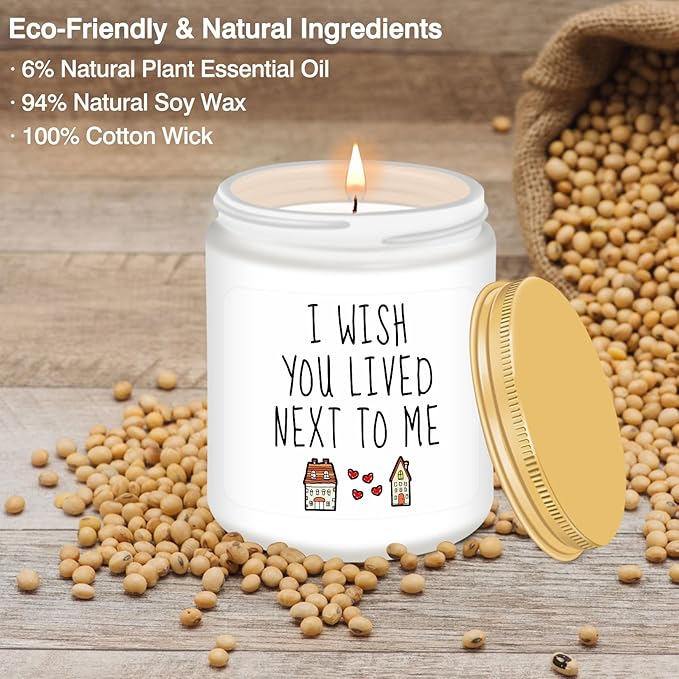 Homsolver Gifts for Women, Birthday Gifts for Women, Christmas Stocking Stuffers Unique Friendship Gift for Best Friend Birthday, Her, BFF, Sisters, Besties, Mom - Funny Lavender Scented Candles
