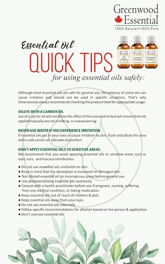 Greenwood Essential Pure Coriander Essential Oil (Coriandrum sativum) (Pack of Two) 100ml X 2 (6.76 oz)