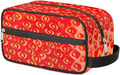 Strawberry Print Travel Toiletry Bag for Women Men Lightweight Cosmetic Makeup Bag Organizer Waterproof Shaving Bag Dopp Kit with Large Capacity for Toiletries and Shaving Accessories