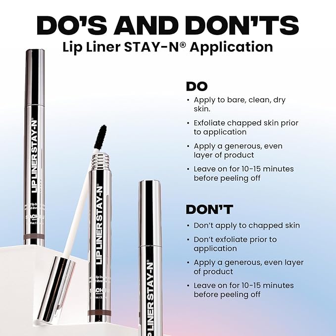 Sacheu Lip Liner STAY-N Peel Off Lip Stain — Long Lasting Matte Lip Tattoo Transfer Proof Lipstain Infused with Hyaluronic Acid & Vitamin E for All Skin Types — Vegan & Cruelty-Free, leftonRED