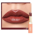 Oulac Color Rich Satin Lipstick - Red Brown Full Coverage Lip Color, Creamy Silky-Smooth, Moisturizing, Satin Matte Finish, Infused With Shea Butter, Vegan & Clean Beauty, 4g, SG14 Blair