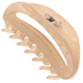 Camila Paris CP3122 French Hair Clip for Women, Beige, Girls Hair Claw Clip Jaw Fashion Durable and Styling Hair Accessories for Women, Luxury Ladies Strong Hold No Slip Grip Clamp, Made in France