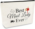 Mail Carrier Gifts Makeup Bag for Women Postal Worker Thank You Appreciation Gifts Cosmetic Bag Pouch Birthday Christmas Gift for Mail Carrier Lady Retirement Gift