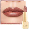 Oulac Matte Cinnamon Lipstick with Glow Metallic Finish - Vegan Lipstick for Women, Creamy Texture, Hydrating Clean Beauty Formula, High-End Magnetic Hook Design, GM03 Deep down