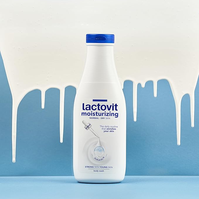 Lactovit | Moisturizing Body Wash | Hydrating Shower Gel | For all Skins | With ProLactiC10, Collagen & Elastin Booster | Smooth & Youthful Skin | Dermatologist Recommended | 3 x 600 ml