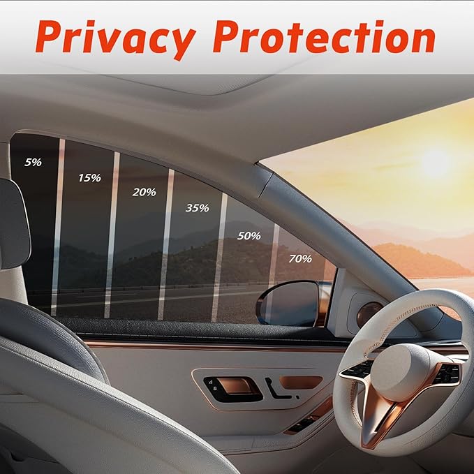 Ceramic Nano Ceramic Window Tint for Cars, Automotive Auto Car Window Tint Film for Car Privacy Film, VLT 35% Percent, Blocks UV/IR Rays, Heat/Glare, 30in-10ft