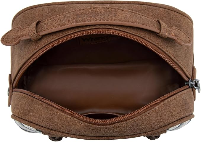 Montana West Wrangler Makeup Bags for Women Portable Aztec Toiletry Bag Southwestern Travel Cosmetic Organizer for Gift