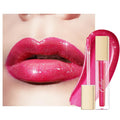 Oulac Red Pink Lip Gloss High-shine Moisturizing Lip Gloss Oil Colorful Shade Liquid Lipstick Non-stick Cup Glitter lipstick Lip Tint Reduce Fine Lines Lip Glaze For Dry Lip C13