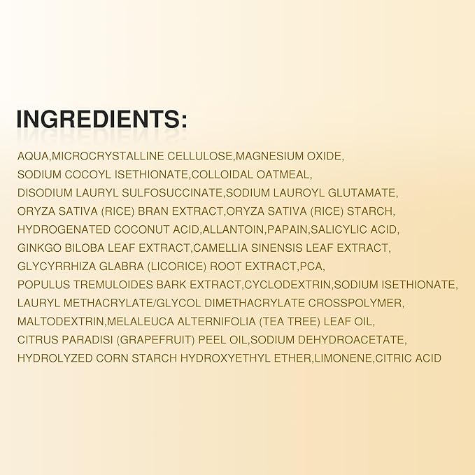 Microdermabrasion Facial Scrub with Rice Extract – Gentle Face Exfoliator for Instantly Smooth & Radiant Skin, Salicylic Acid & Papain to Improve Skin Texture, Blackheads, Refine Pores, 2.3 fl oz