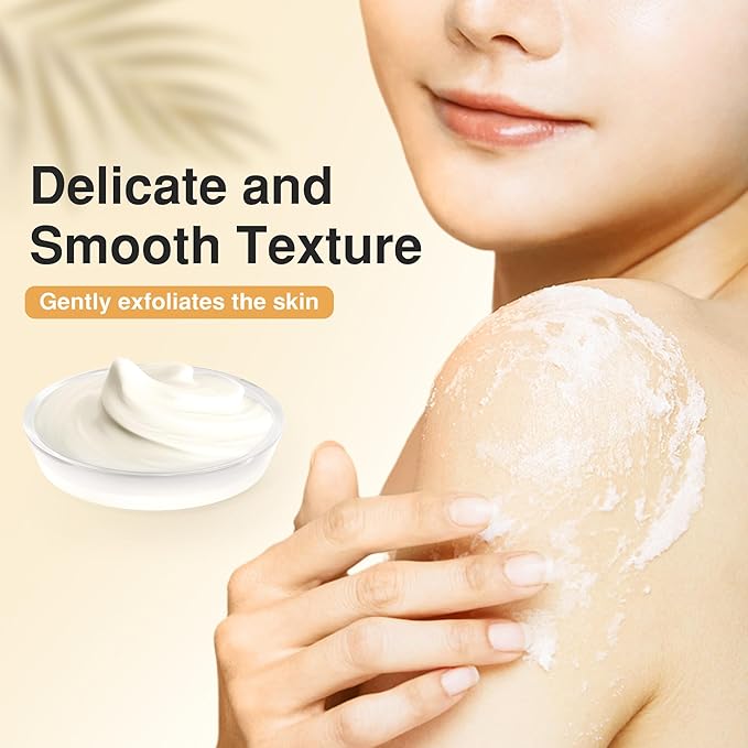 Microdermabrasion Facial Scrub with Rice Extract – Gentle Face Exfoliator for Instantly Smooth & Radiant Skin, Salicylic Acid & Papain to Improve Skin Texture, Blackheads, Refine Pores, 2.3 fl oz