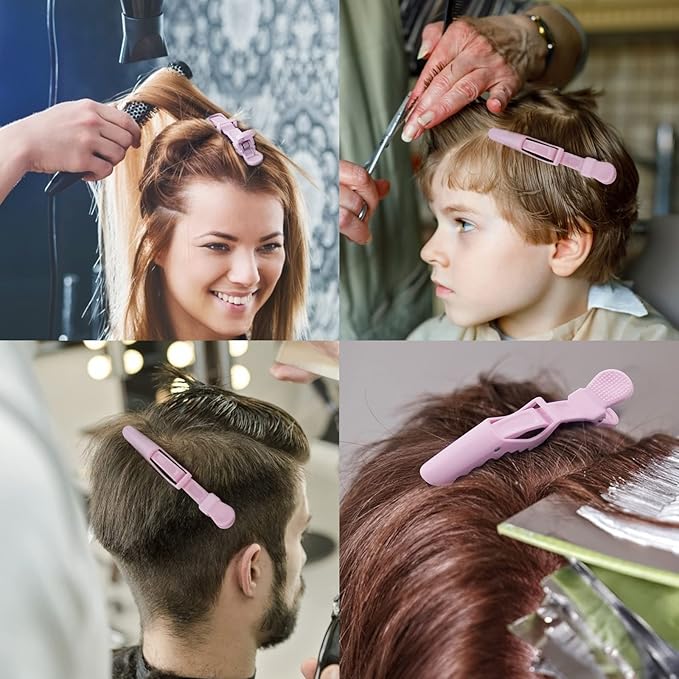Ondder 24 Pack Alligator Hair Clips for Women and Girls - Styling, Sectioning, and Cutting Hair - Light Purple
