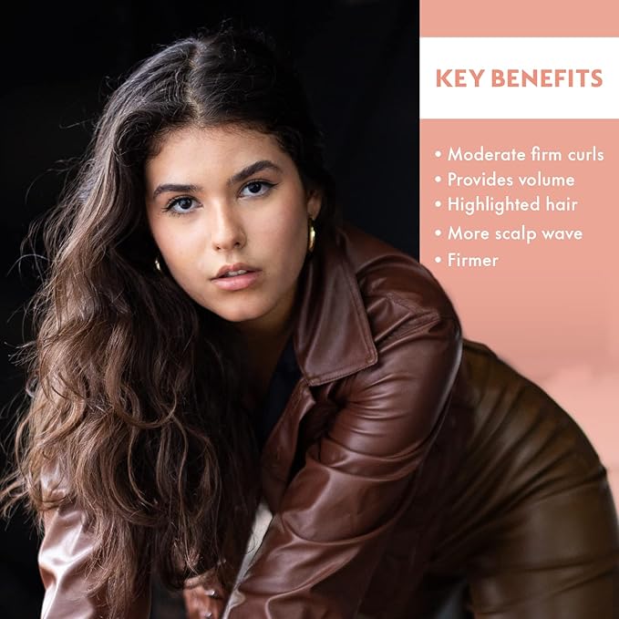One 'n Only Moisturizing Alkaline Perm with Argan Oil, Moderate to Firm Curls, Fresh Scent, True-to-Rod Size Curls, Leaves Hair Shiny, Moisturized, and Manageable, (Pack of 2)