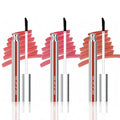 Peel Off Lip Liner Stain Set, 3 Colors Long Lasting Matte Lip Tattoo, Highly Pigmented Color Lip Makeup, Waterproof, Transfer-proof Lipstain for Women