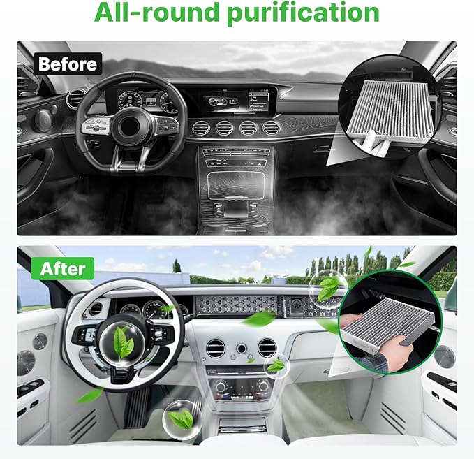 Engine+Cabin Air Filters Fit for RAM 1500 2016-2018, RAM 1500 Classic 2019-2020 - Image 4