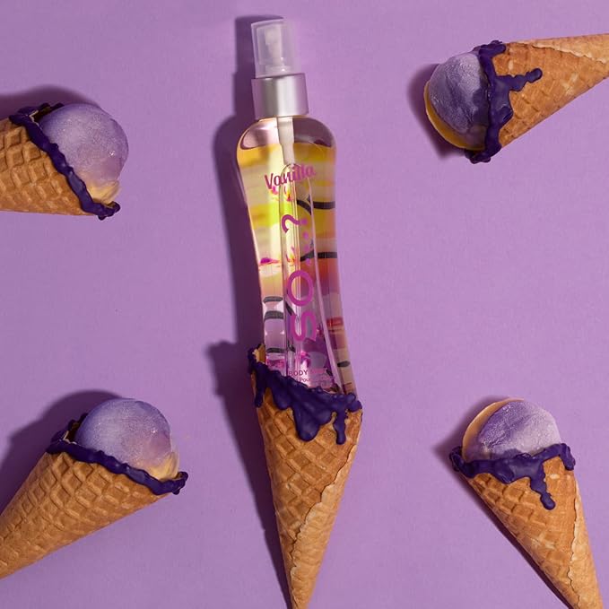 Vanilla Body Mist by So...? - Sweet Floral Lily, Jasmine Notes - Vanilla Perfume - Ideal Gifts for Women - Cruelty-Free Perfume for Women - 3.5 oz