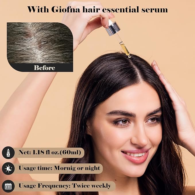 Hair Turmeric Oil, Hair Growth Serum for Curly, Thick, Frizzy, Dry, and Damaged Hair for Scalp Nourshing, Hair Strengthening, Scalp Care Products for Women and Men