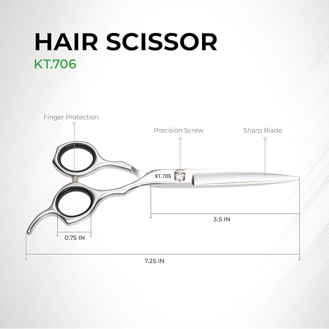 NGHIA Cutting Hair Scissors - KT-706 (Stainless Steel)