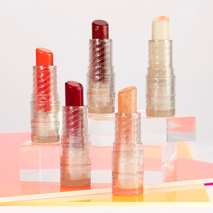Pacifica Lipstick Oil – Glow Stick Lip Tint Oil - Hydrating Tinted Lip Balm with Vitamin E for Moisturized Lips, Sheer Tint & Natural Gloss, Vegan & Cruelty-Free, 0.14 oz (Sunrise)