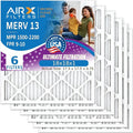 AIRX FILTERS WICKED CLEAN AIR. 18x18x1 Air Filter MERV 13 Electrostatic Pleated by AIRXFILTERSWICKEDCLEANAIR