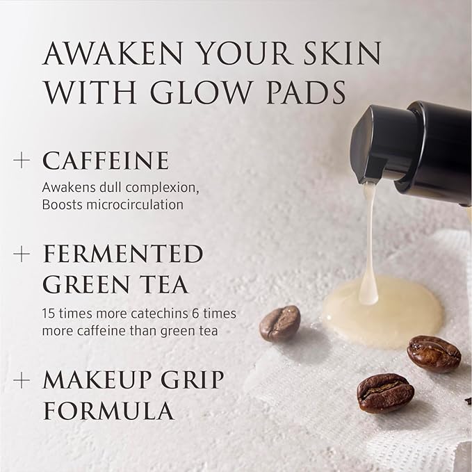 Skin Perfecting Glow Prep Pad (45pads) – Vegan Cotton Toner Pads for Smooth Texture & Makeup-Ready Ready glass skin – 3 Pads x 15ea
