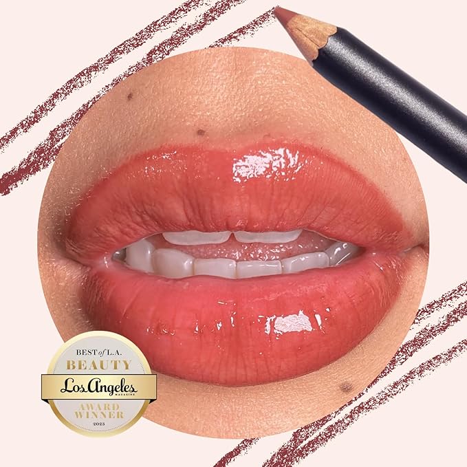 nude envie - Lip Liner - Smooth, Precise & Easy Application - Pigmented, Long-Lasting Lip Pencil - Add Definition - Prevents Feathering - Sharpenable - Vegan, Paraben-Free & Cruelty-Free - Rich