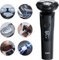 Men's Shaver Electric Rotary Razor 3D Floating Cutter Head One Hour Type-c Fast Charge Waterproof Razor with Led Display Wet Dry Shaving X2 Series Gift for Dad Husband Boy Friends