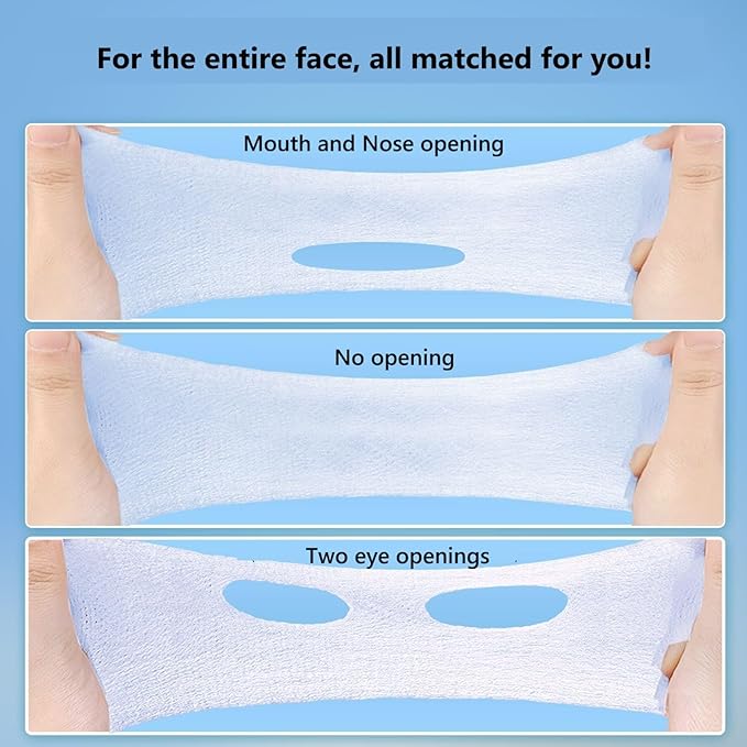 4-in-1 Makeup Remover & Skin-Nourishing Cotton Pads for Face & Eyes | Dual-Sided, Soft Tencel Fiber | Gentle Cleansing, Soothing & Hydrating | 200 Count (120 Soothing + 80 Dual-Sided)