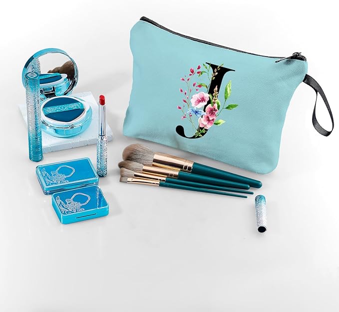 Birthday Inspirational Bridesmaid Proposal Team Small Gifts for Women Mom Aunt Teacher Sister Coworkers Makeup Cosmetic Bag Travel with Mirror Mothers Day Christmas Graduation J