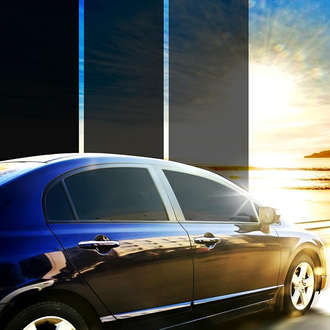 [2025 Upgrade] PAMAGOO Car Window Tint 35% VLT, 35 Percent Nano Ceramic Window Roll 20"Inch x 20'Ft, Automotive Car Tint for Privacy Sun & Glare Protection UV Heat Blocking, Scratch Resistant 5-Layer