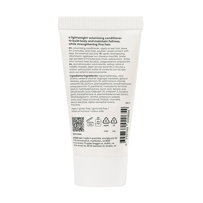 Evo The Volume Introduction Haircare Gift Set - Gluttony Volumizing Shampoo, Bride of Gluttony Volumizing Conditioner, Shape Vixen Volumizing Lotion & Root Canal Volumizing Spray