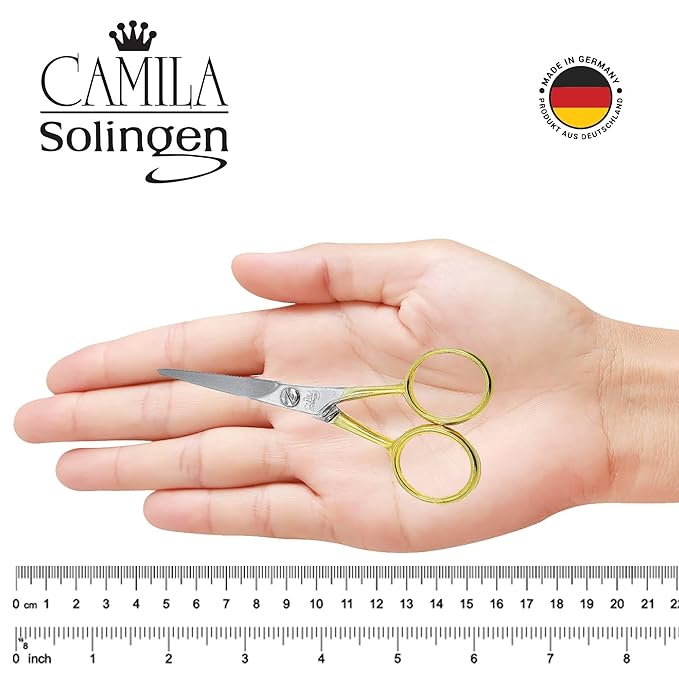CS45 Hair Scissors Professional 4.5" Very Sharp Grooming Scissors. Razor Edge Barber Hair Cutting Scissor. Stainless Steel Hair Cutting Shears for Salon. Made of in Solingen, Germany