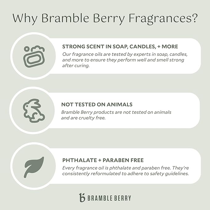 Bramble Berry Tobacco and Bay Leaf Fragrance Oil 2 oz | Bold Earthy Masculine Scent for Soap, Candles, Beard Oil & Skincare | Skin Safe, Vegan, Paraben & Phthalate Free, DIY Craft Essential