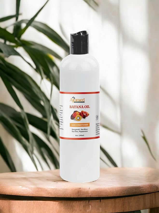 Batana oil & Sea Moss Hair shampoo and Conditioner Set- Handmade organic shampoo with castor oil, Aloe Vera, Fenugreek, rosemary, tea tree-Vegan - natural, non toxic, paraben, Sulfate-Free shampoo