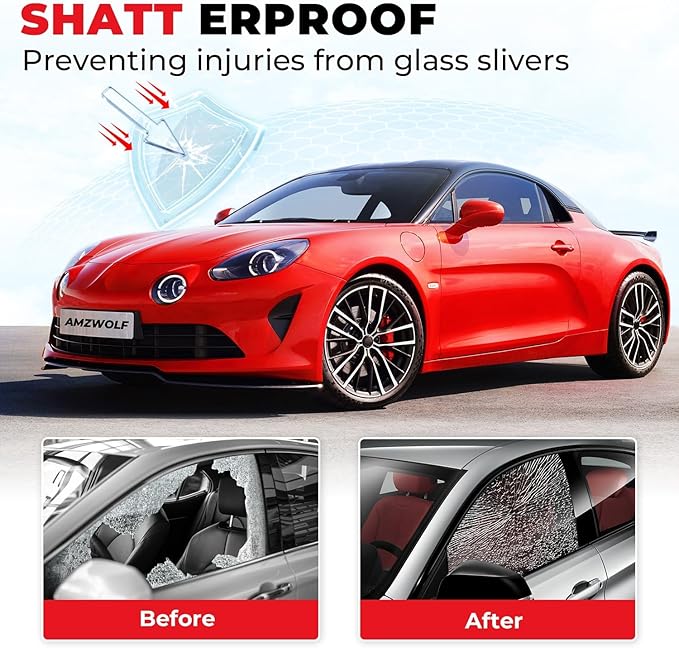 15% VLT Ceramic Car Window Tint Film (20In x 20Ft), 99% UV & 96% IRR Blocks, 5-Layer Automotive Tints for Privacy Sun & Glare Protection Heat Blocking Scratch Resistant