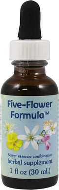 Flower Essence Services, Five-Flower Formula Dropper - 1 oz