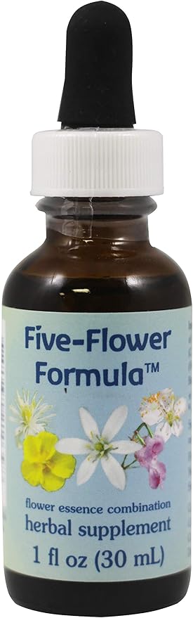 Flower Essence Services, Five-Flower Formula Dropper - 1 oz