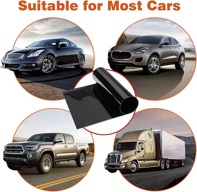 Car Window Tint Film-35% VLT Premium Cabon Tinting Roll | 36IN x 100FT| UV Shielding| Heat Resistance| Enhanced Privacy| Scratch Resistant| Professional Quality Window Tint Film for Auto