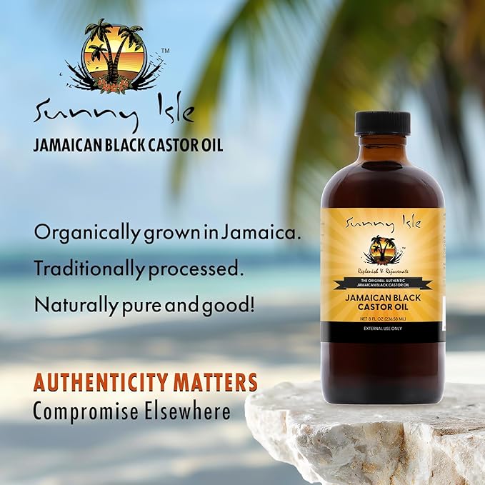 Sunny Isle Jamaican Black Castor Oil, 8 Fl Oz