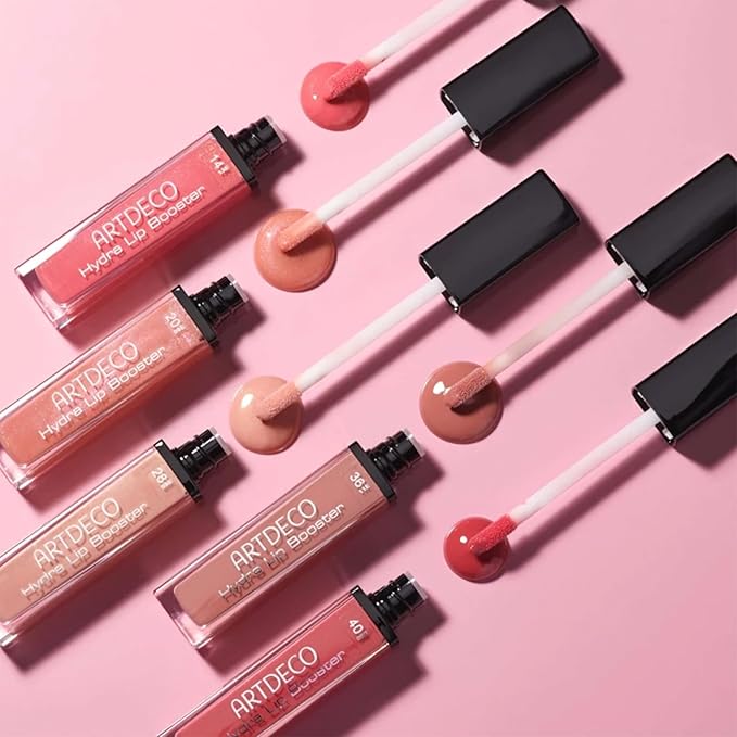 ARTDECO Hydra Lip Booster - Translucent Papaya - Hydrating Lip Gloss with Boosting Effect - Hint of Color & Beautiful Shine - Non-Sticky Finish - Lip Care - Lip Oil - Makeup - Hyaluron - 0.21 Fl Oz